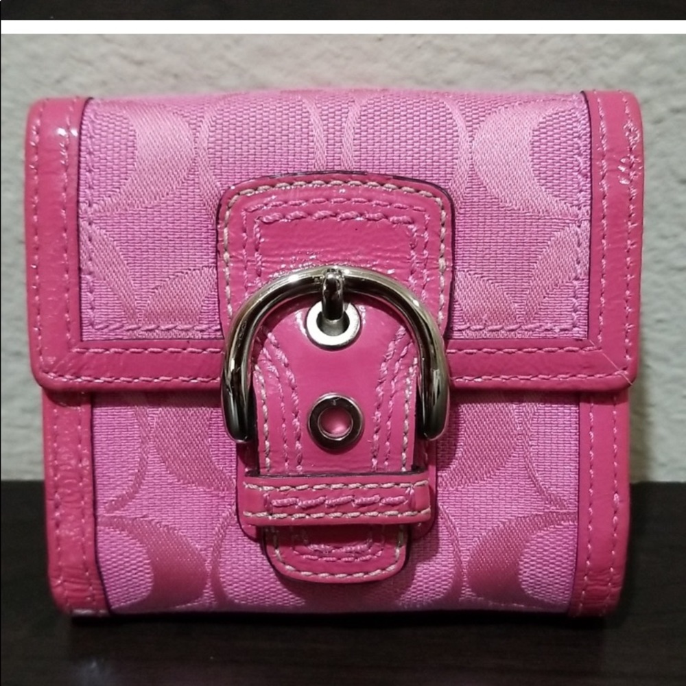 Coach Soho pink wallet